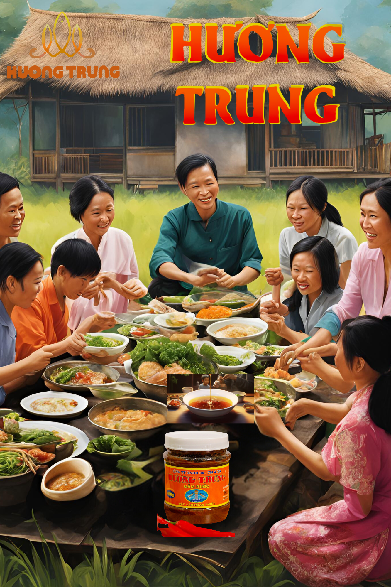 Mắm Ruốc Hương Trung hủ 400g